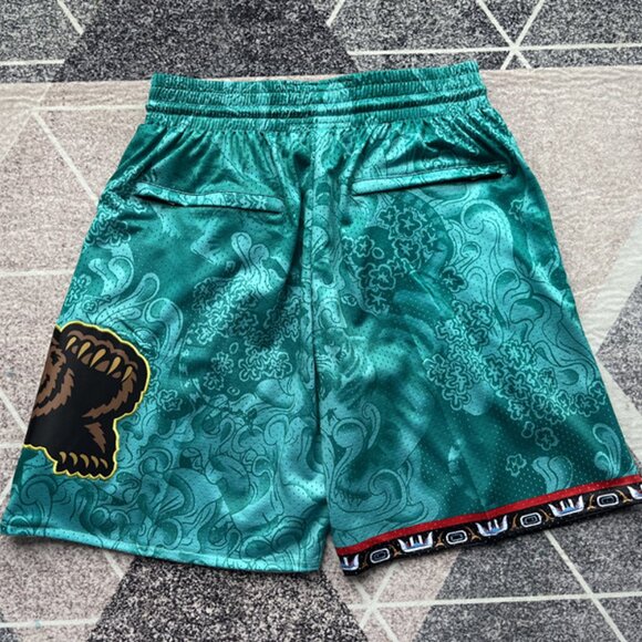 Miami Heat Green Basketball Shorts - Picture 2 of 5